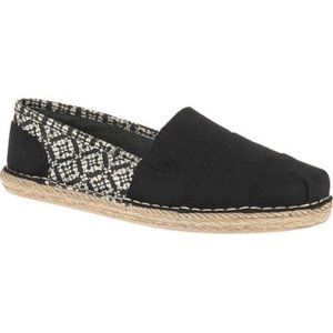 ISO Faded Glory Black espadrille, flats, slip-on, loafer